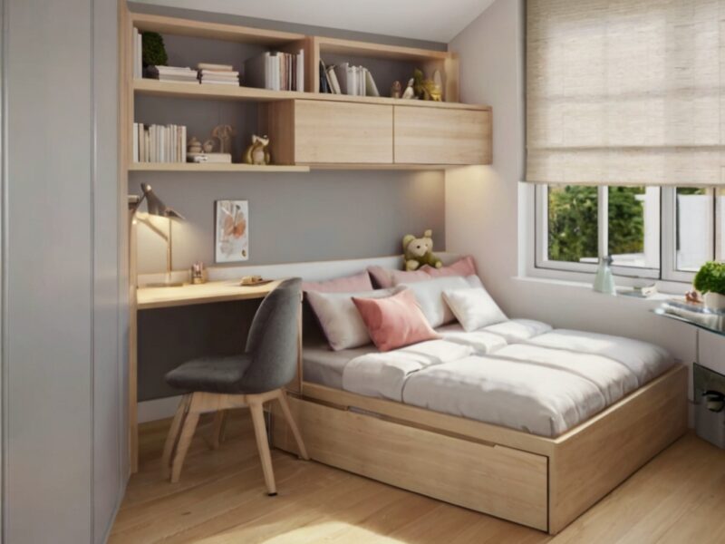 Дизайн маленькой спальни 9-10 кв