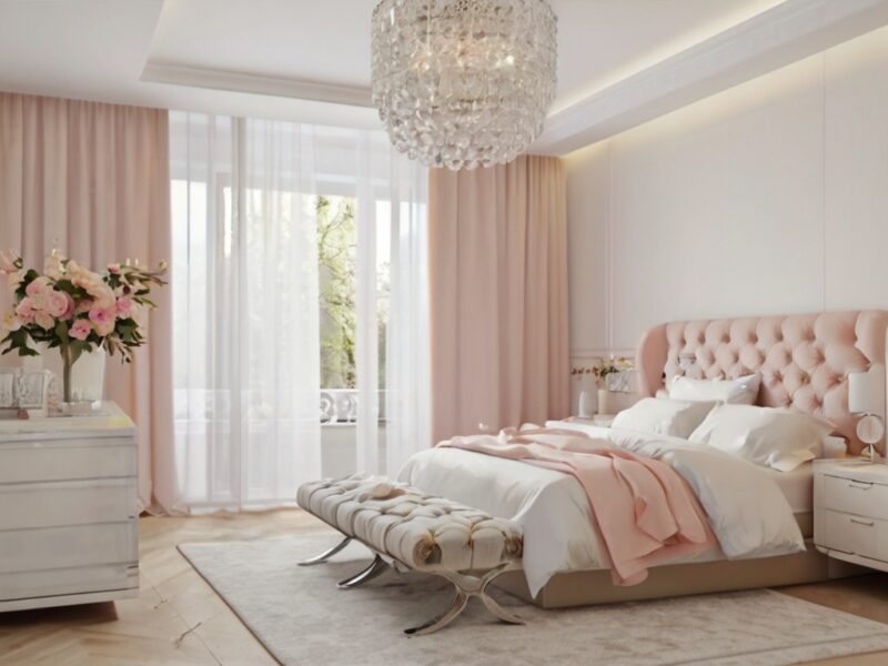 Как создать идеальный дизайн спальни в светлых тонах: гармония и уют