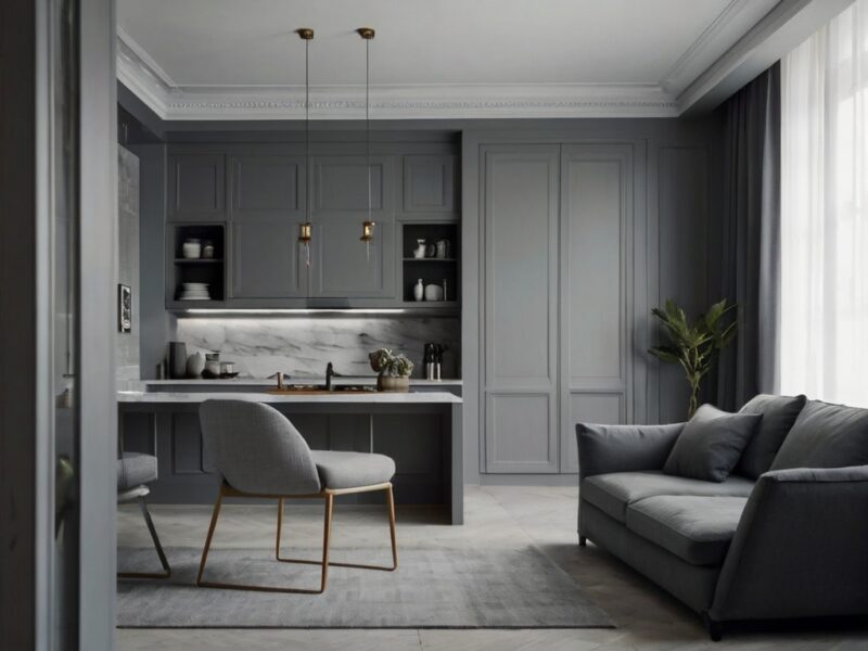 Серый цвет в интерьере — смотрите идеи оформления квартиры в серых оттенках